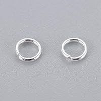 Vista 4 de 100 Piezas - Anillos de Enganche de Acero Inoxidable 304 - 7mm - Calibre 18 (1mm de Grosor)