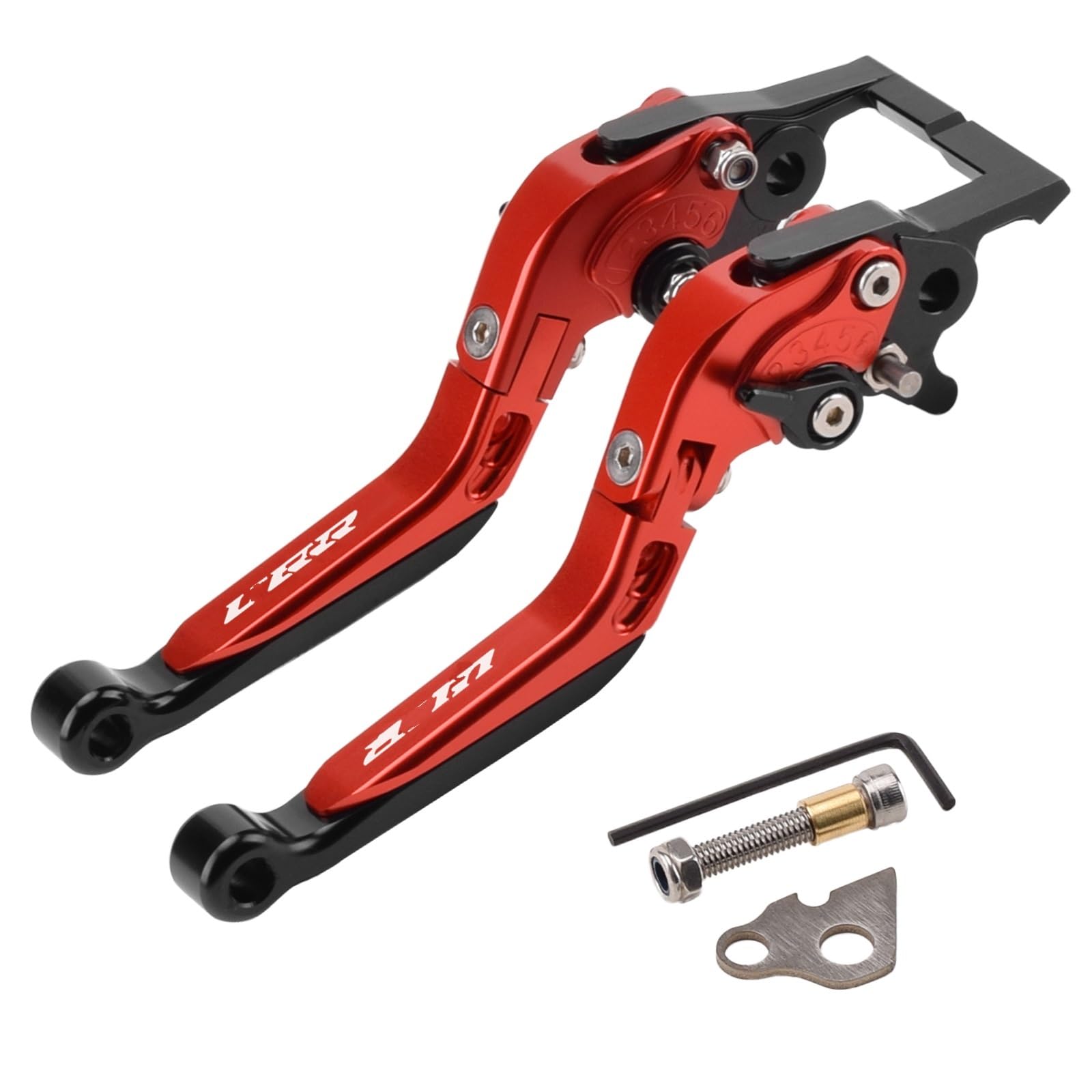 Motocykl CNC Regulowane Składane Wysuwane Sprzęgło Dźwignia Hamulca Uchwyt Parkingowy Blokada Dla YAMAHA UHR 125 150 UHR125 UHR150 (Color : 6)