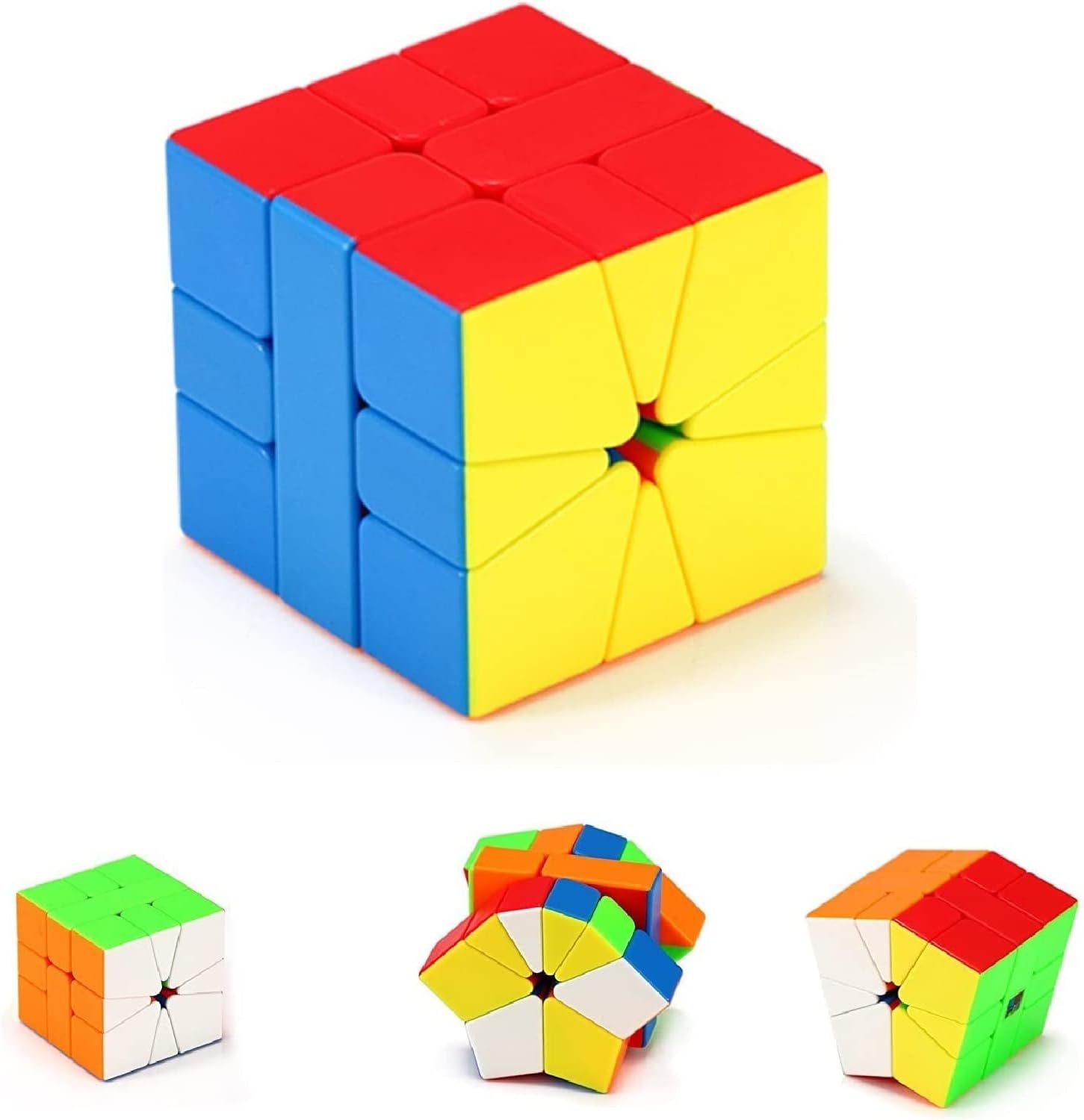 Cyclone Boys Square 1 Speed Cube SQ1 Magic Stickerless Speed Square-one Cube Smooth Turning Square1 SQ 1 Cube Shaped Puzzle for Students and Adults