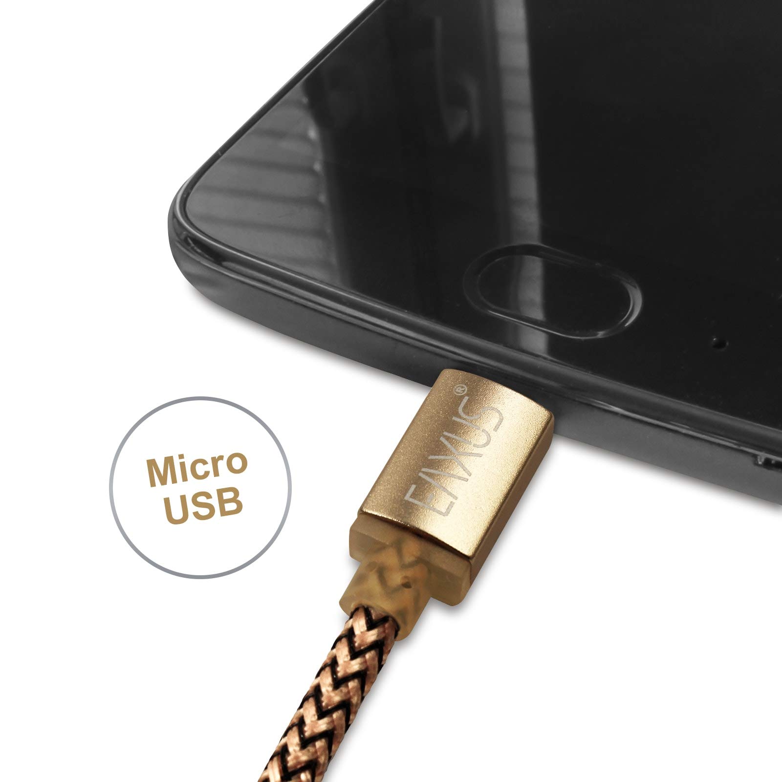 Cavo da Micro-USB a USB-A 1m Ricarica Rapida 2.4A