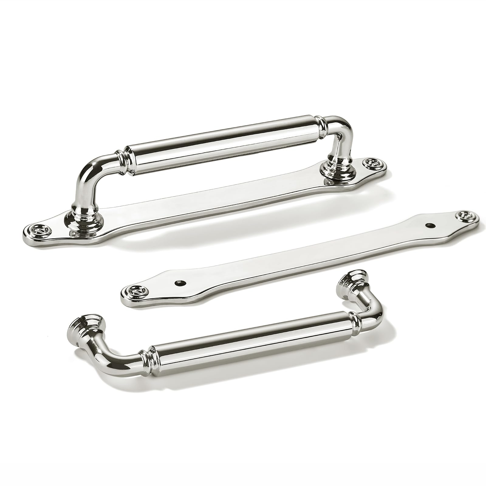 KHTUMEWARE-279BP Polished Nickel Cabinet Pulls CTC 5 in (128 mm) 5-Pack