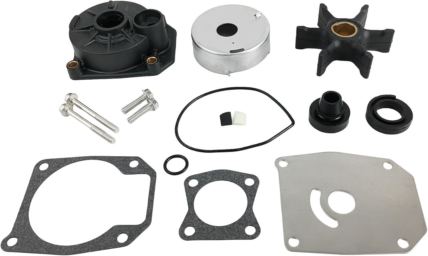 Water Pump Impeller Repair Kit with Housing 5000308 for Johnson Evinrude OMC Outboard 40 45 50 55 60 65 70 HP Replace 438593 769459 437772 437771