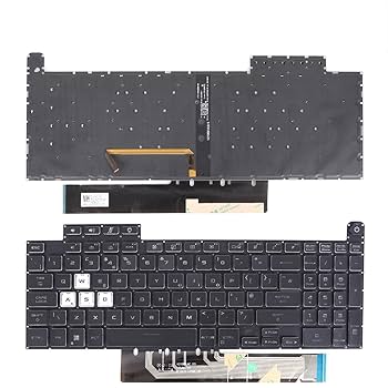 ASUS - ゲーミングノートPC TUF DASH F15 US版 USキーボード US キーボード Asus TUF ゲーム A15 FA506 FA506iu FA506iv