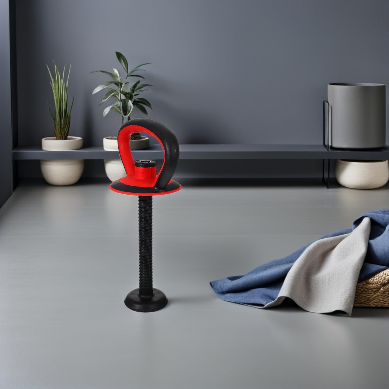 BESPORTBLE Kit 2 Maniglie Regolabili per Kettlebell in Metallo Dado di Base Accessori Fitness per Allenamento Parte Superiore del Corpo Attrezzatura Salvaspazio per Uso Domestico e