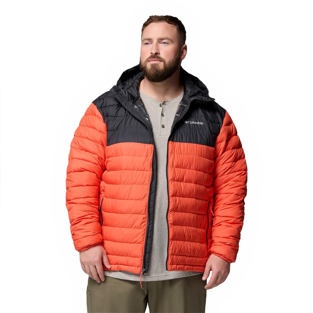 Columbia Powder Lite 2 - Chaqueta Con Capucha Chaqueta acolchada con capucha Hombre (Pack de 1)