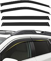 Vista 1 de ROADFAR Se adapta a 2001-2007 para Toyota Highlander Ventana Montaje Exterior Deflector de Ventana Protector de Lluvia Juego de 4 piezas
