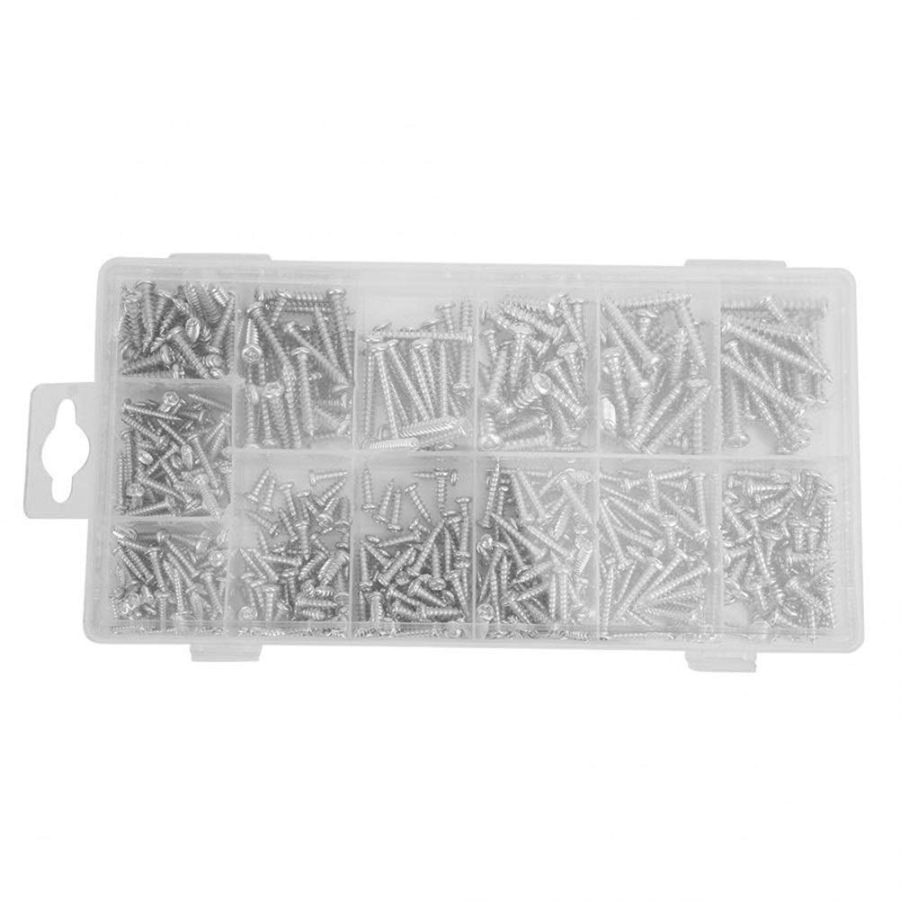 Nägel und Schrauben Kit 550 stücke M3 / M3.5 / M4 / M5 Phillips Kreuzkopfschraube Runde Pan Head Selbstklopfen Schraube Sortiment Kit Haushalt Werkzeug Set Repair Tool Set für Zuhause
