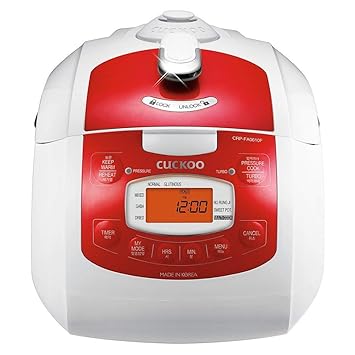 Cuckoo Electric Pressure Rice Cooker CRP-FA0610FR (Red)