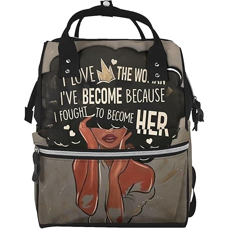 African Print Diaper Bag Backpack for Women, Spend the Night Bags, Unique Gifts for Women