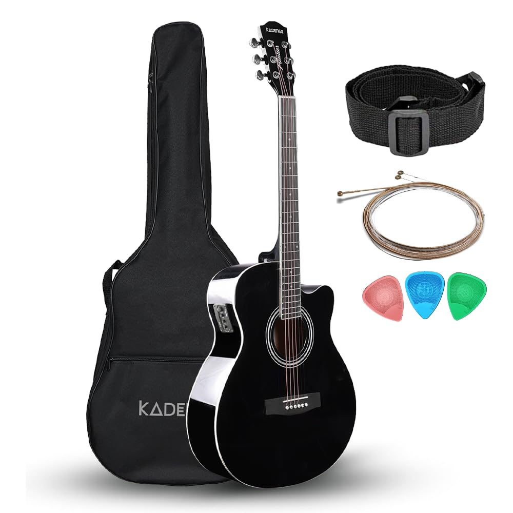 Amazon.com: Kadence Frontier Series Acoustic Electric Guitar