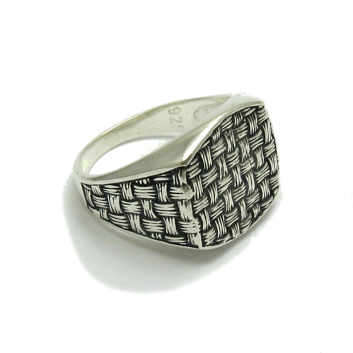 Anillo de plata de ley sólido 925 R001710