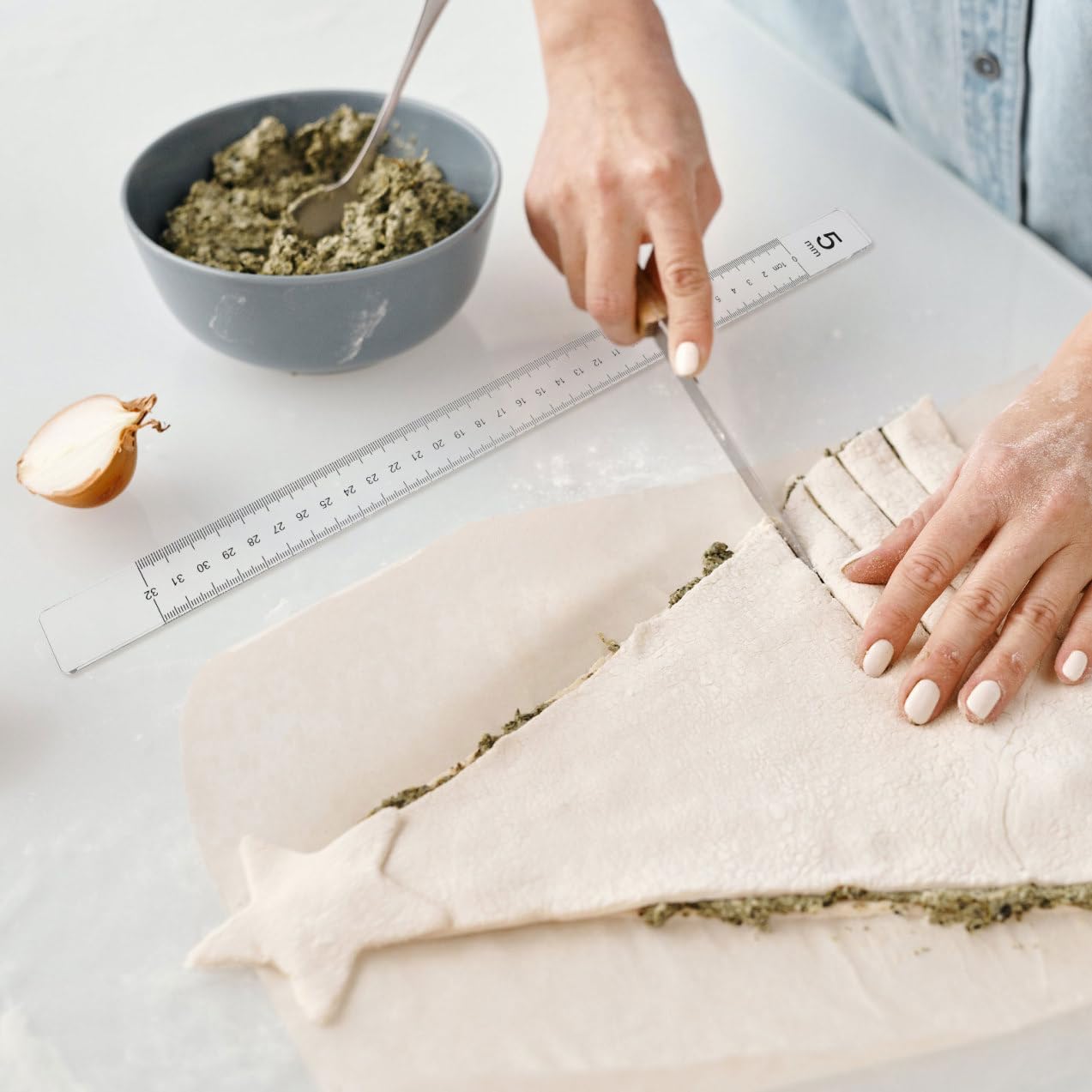 MAGICLULU 4paare Teigrollen-messschablonen Ausrollhilfe Für Gleichmäßige Teigdicke Für Kekse Und Fondant Einfach Zu Reinigen Flexibles Backzubehör