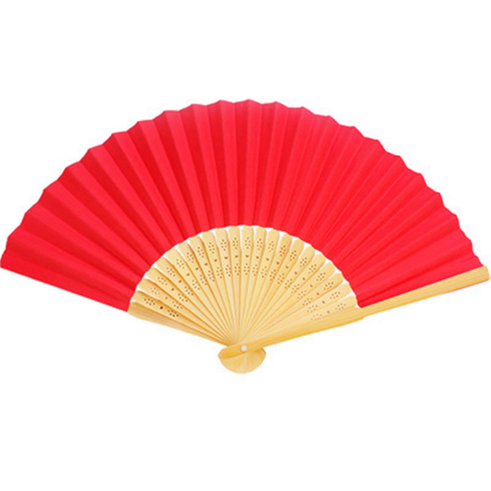 ENSDIEPLS Paper Wood Folding Fan