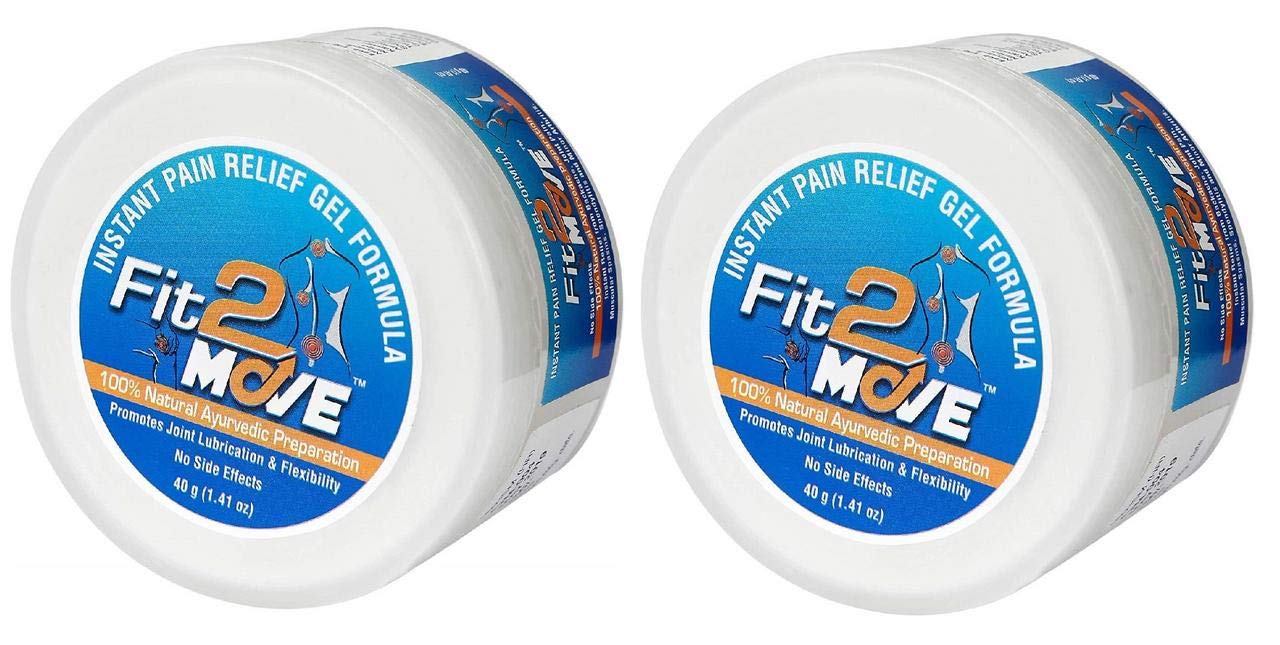 Instant Pain Relief Gel | 100% Ayurvedic & Natural | 40gm | Pack of 2