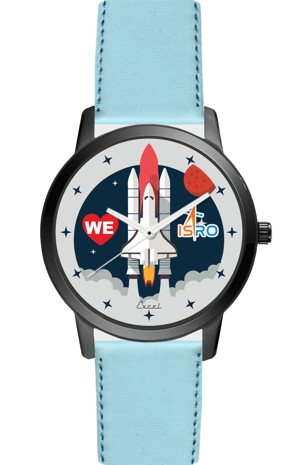 EXCEL Elegant ISRO (SkyBlue) (Kids Series) Analog Watch - for Boys & Girls | ISRO Watch | with TrendingSKYBLUE Strap & Elegant Design (B0CK8NHJFP) Amazon Price History, Amazon Price Tracker