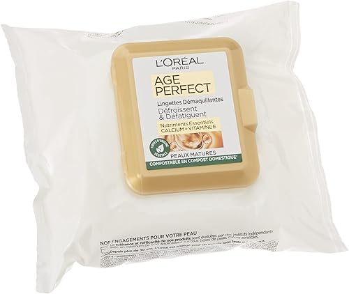 L'ORÉAL Paris Lingettes Démaquillantes Age Perfect - x25