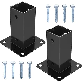 McBlast Screw-On Sleeve Square 60 x 60 mm Pack of 2