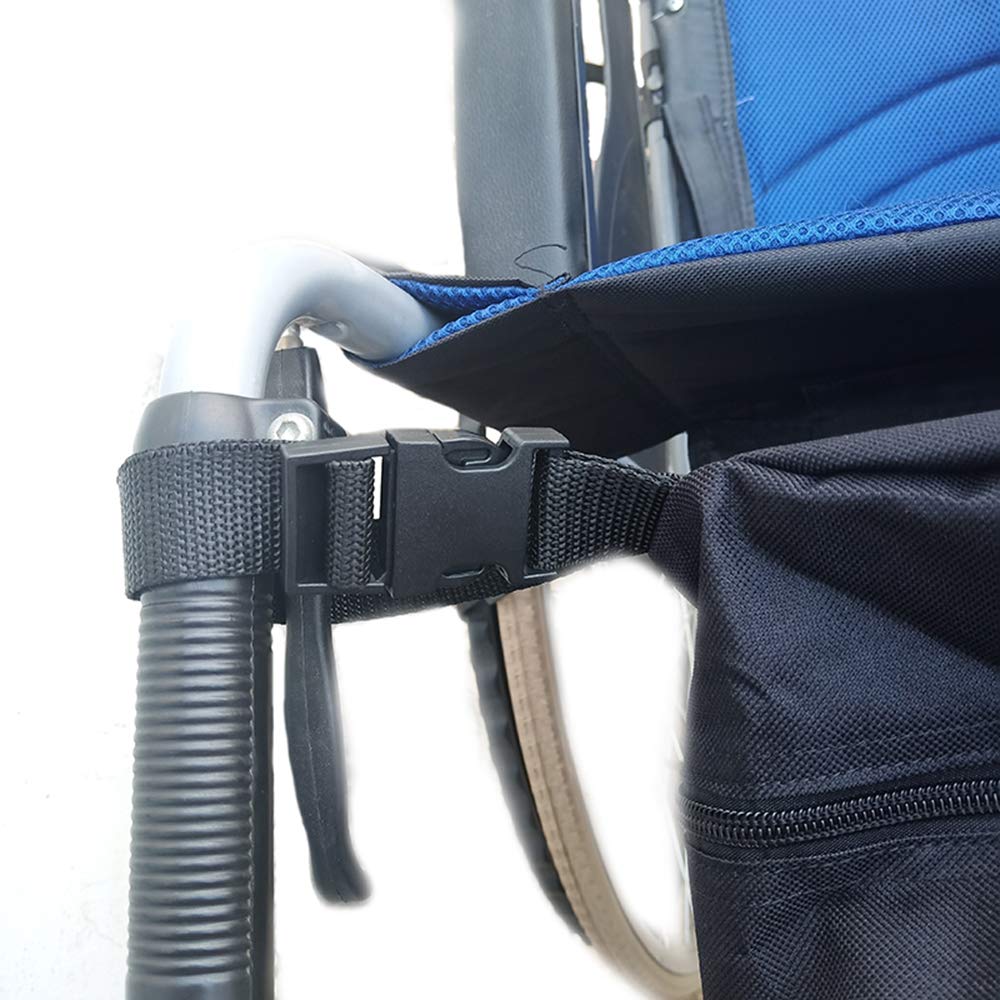 Rollstuhl Tasche für Rückenlehne - Oxford Cloth Rollstuhl Rucksack für die meisten Rollstühle - Universal-Rollstuhl-Zubehörtasche