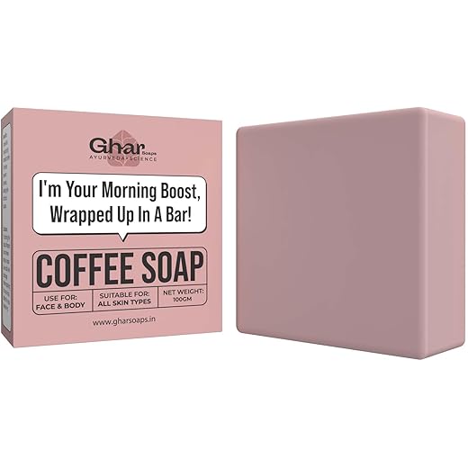 Ghar Soaps Coffee Cleanse - Energizing - 100g