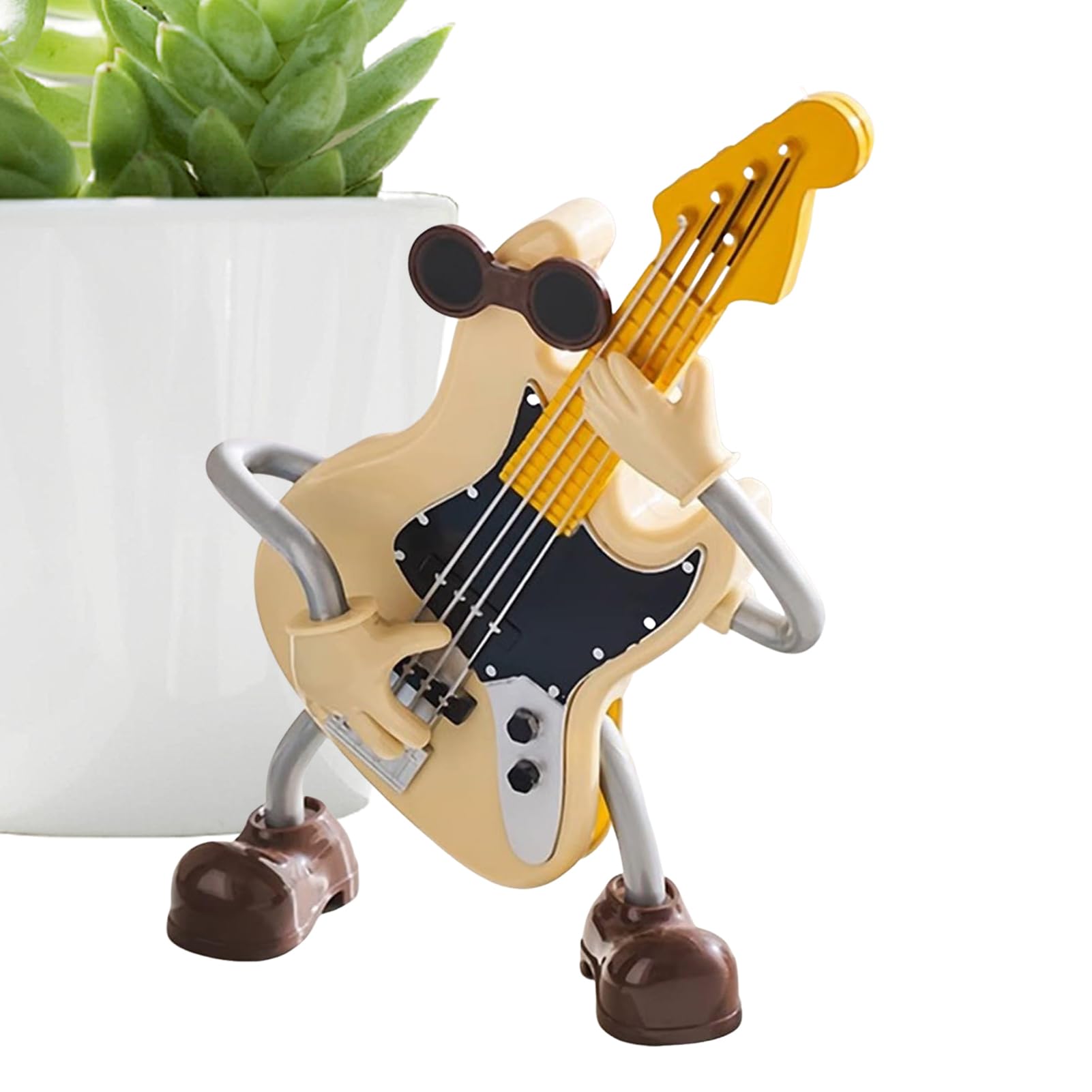 Statue d'instrument de musique pour embellir une bibliothèque ou un coin d'étude
