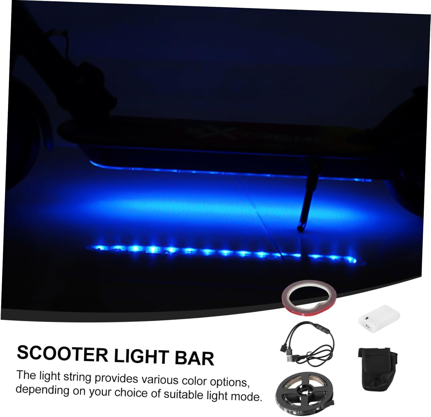 POPETPOP Scooter Decorative Scooter Light Skateboard Strip Lights LED Light Bar Scooter Accessory Light Strip for
