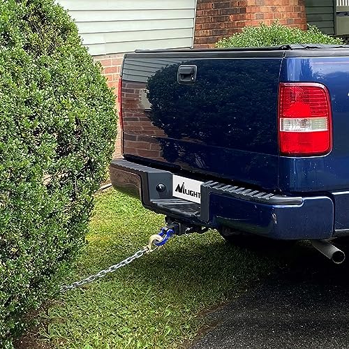 Image of Nilight Shackle Hitch Receiver 2Inch 45000 LBs Breaking Strength 3 /4 inch D Ring Trailer Pin Heavy Duty Solid Recovery Towing Kit for Trucks Jeeps Off-Road