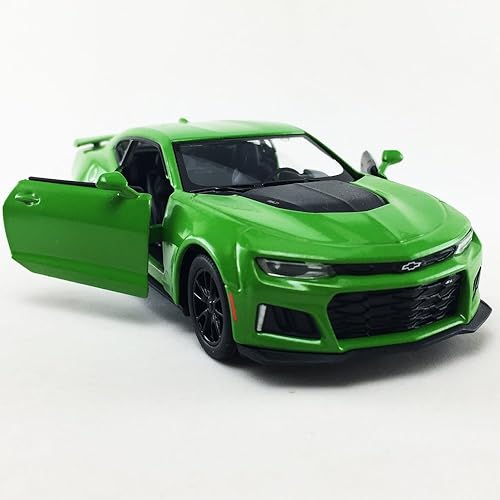 Miniatura 3 de Kinsmart 2017 Chevrolet Chevy Camaro ZL 1 Color Verde 138 DieCast Modelo Coche de Juguete Coleccionable