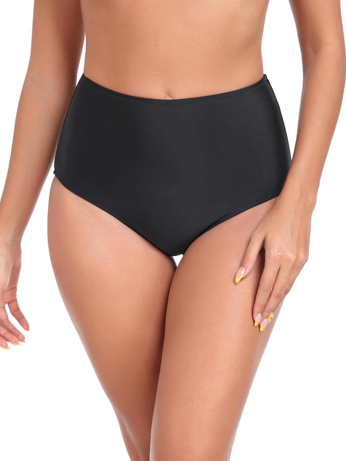 relleciga Women's High Waisted Bikini Bottom-picture-28