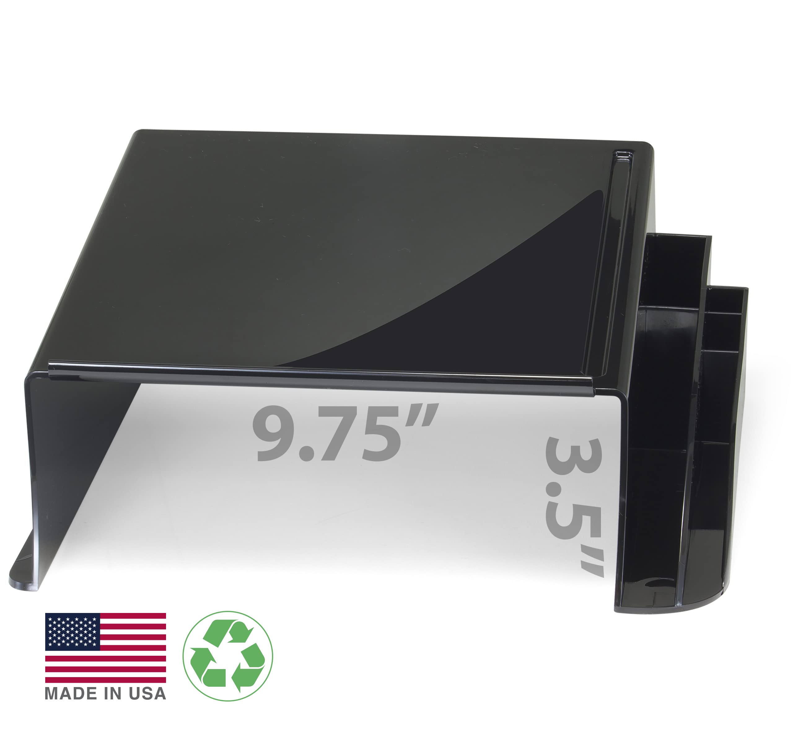 Officemate 26102 - Supporto per telefono riciclato, colore: Nero