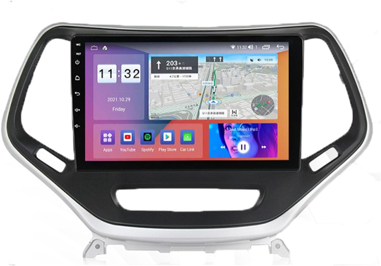 Android 15 Car Stereo for Toyota RAV4 2007-2012 Radio Wireless Carplay Android Auto 10.1 inch 1080P HD IPS Touch Screen DSP EQ Built-in GPS MirrorLink WiFi Bluetooth FM/RDS AHD Backup Camera