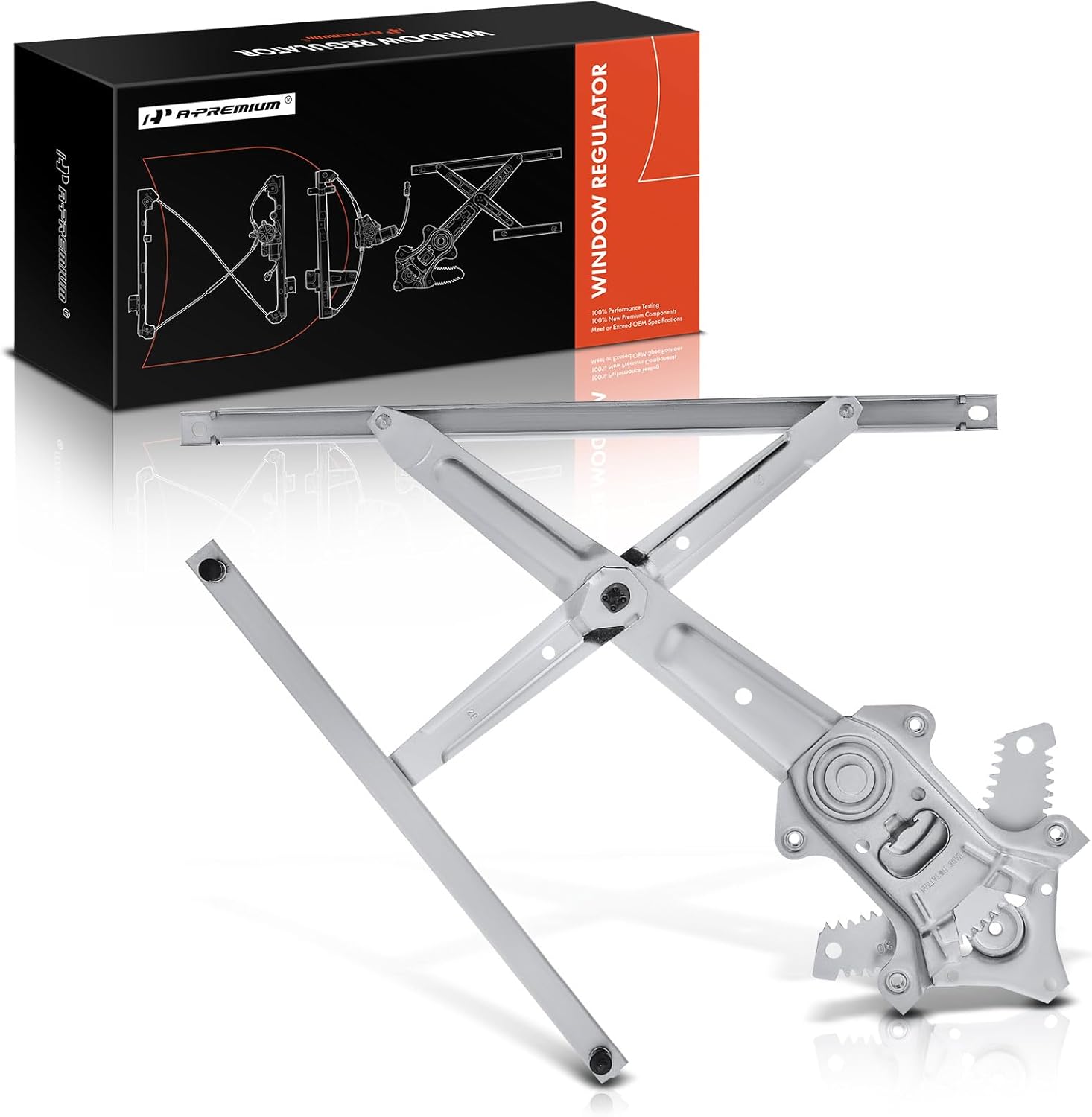 A-Premium Electric Power Window Regulator Without Motor Compatible with Honda Odyssey 2011-2017 Mini Passenger Van, Front Left Driver Side, Replace# 72251TK8A01