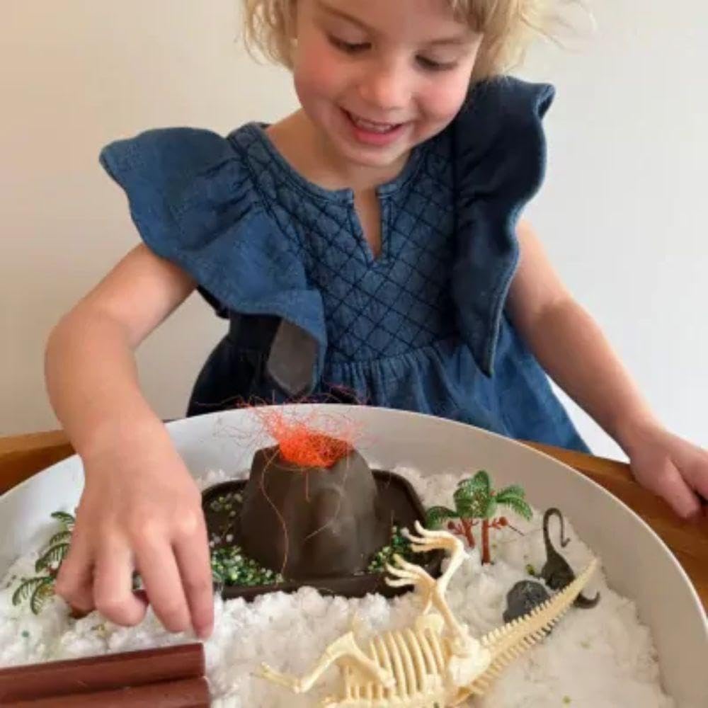 Kit SENSORIAL con Bandeja - Dinosaurio