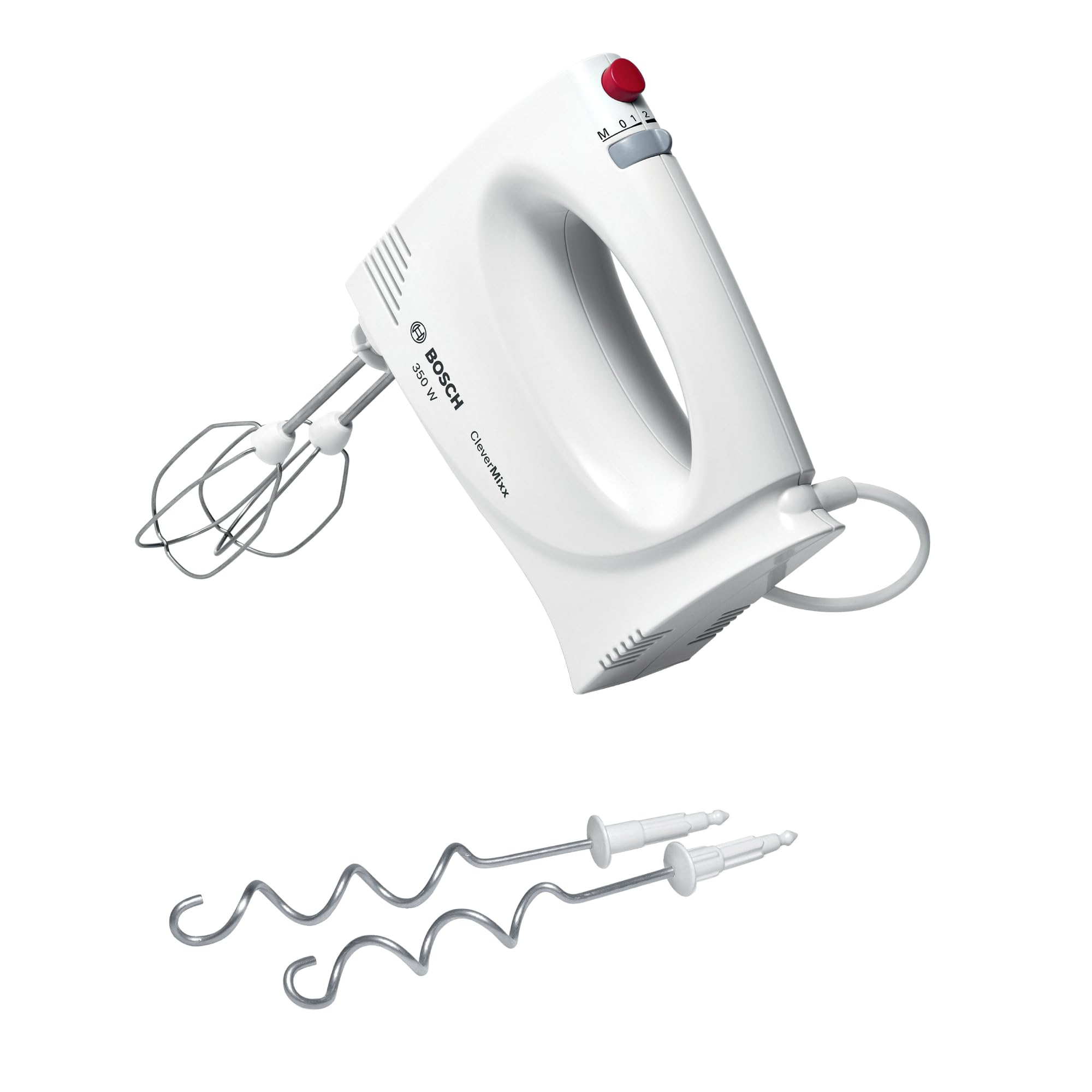Bosch CleverMixx Pastry Blender, 350 W, 4 speeds, Turbo Function, White, MFQ3030