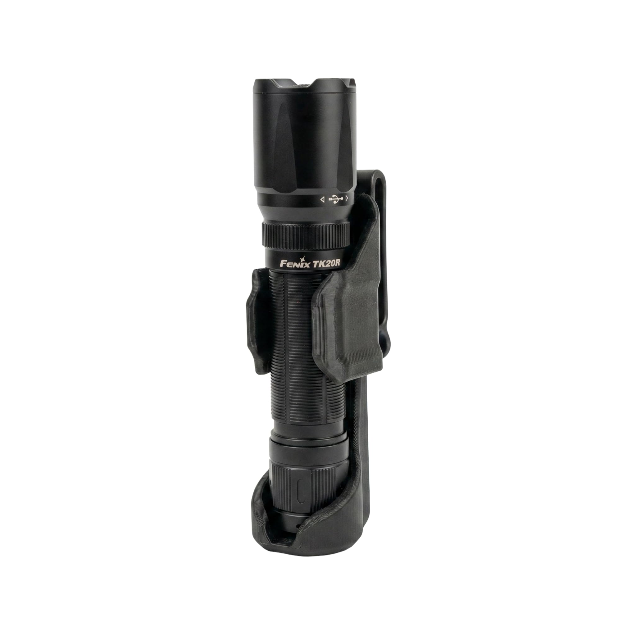 fenix flashlight clips HoldMyGear Belt Clip Holder – Compatible with TK20R (Precision-Fit Belt Mount Holder, Fits Belts up to 2.25