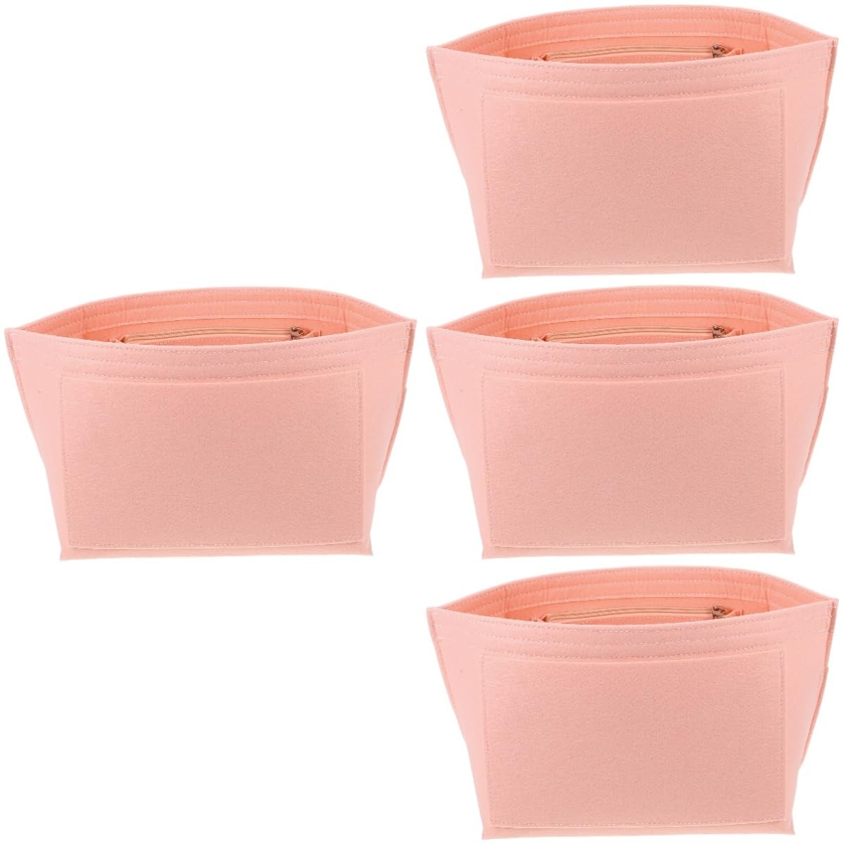 TOVINANNA 4pcs Handbag Liner Tote Organizer Bag Insert Felt Purse Organizer Insert for Tote Bag for