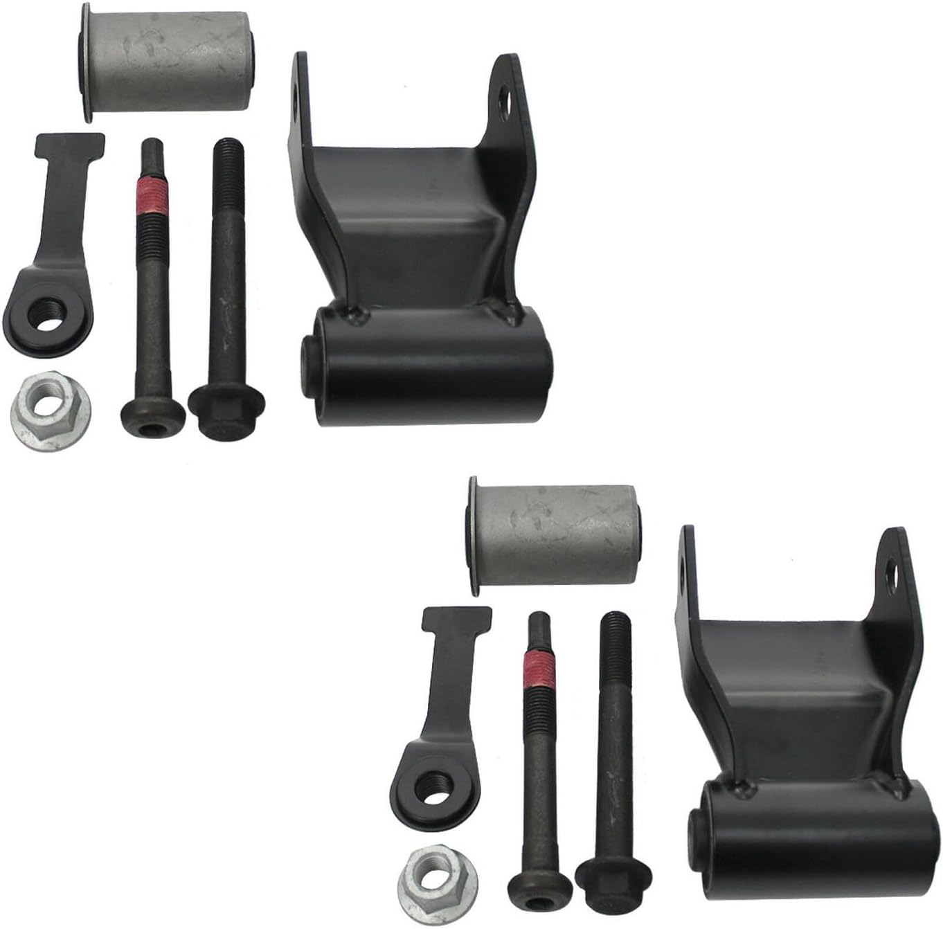 Pair Rear Leaf Spring Shackle Kit 722-035 for 2007-2009 Dodge Ram 1500 2003-2010 Dodge Ram 2500 3500 for 2011-2013 Ram 2500 3500