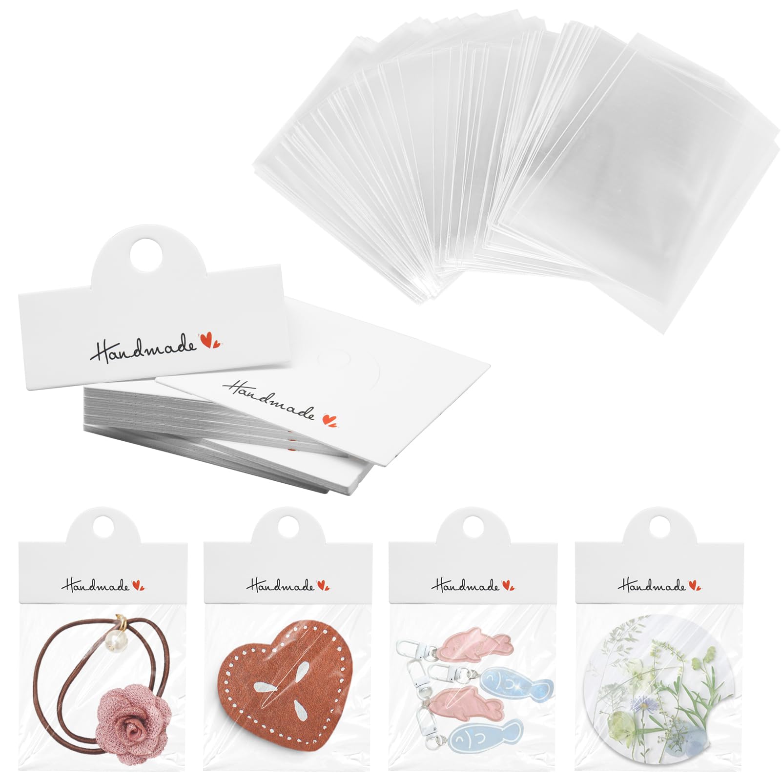 Amazon | 100個 ブレスレットパッケージ 小規模ビジネス用 小さな  