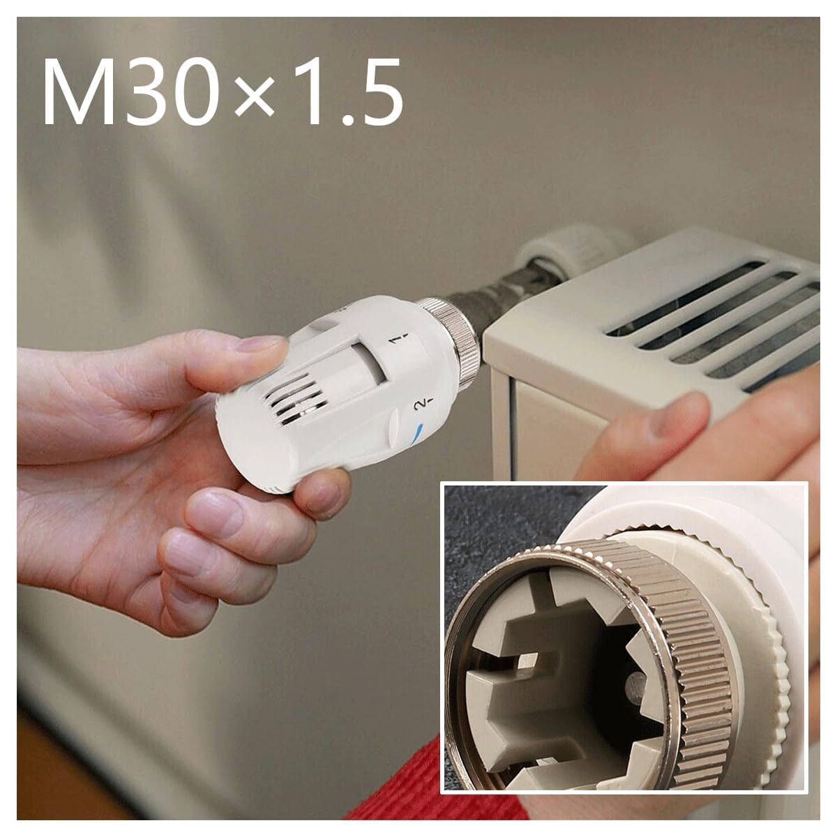 nulstand thermostaatknop met ingebouwde voeler | Radiatorthermostaatknop | Toebehoren voor radiatoren | Radiatoren | Verwarming | Producten