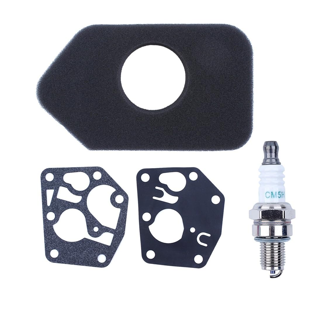 Kit guarnizione membrana filtro aria e candela, adatto for 4216, 5086K, 5088, 5088H, 5099, 698369, 495770, 795083