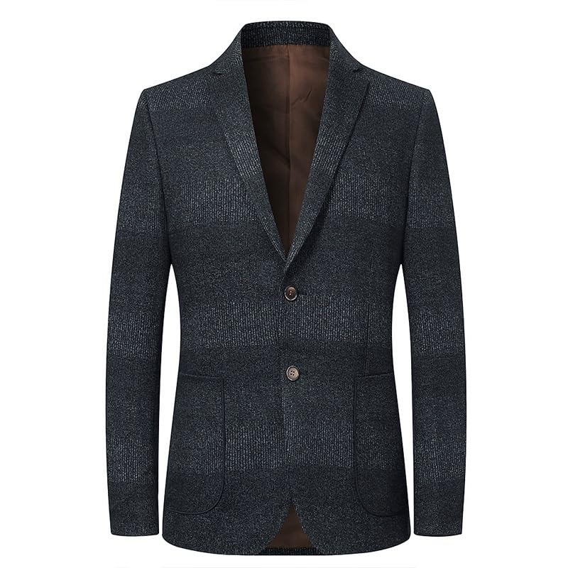 Casual Blazers Men's Casual Knit Blazers Two Button Lightweight Sport Coats Suit Jacket Western Sport Coats