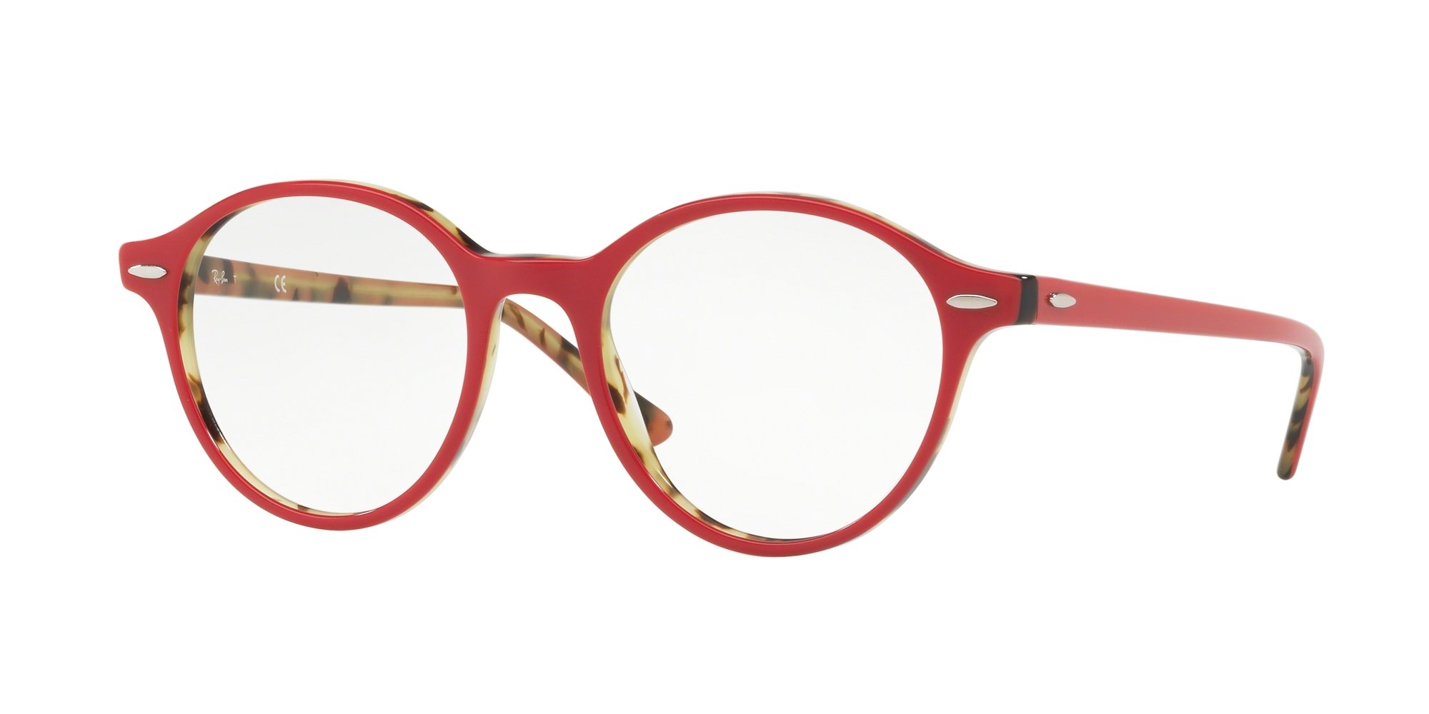 Ray-Ban RX7118-5714 Eyeglass Frame DEAN TOP BORDEAUX ON HAVANA G 48mm