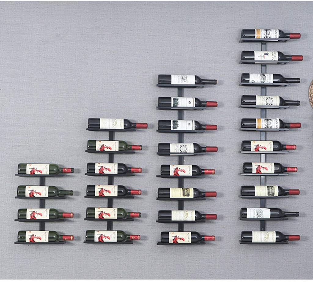 キッチンワインディスプレイの整理シンプルな収納ウォールラック-壁に取り付けられたワインボトルホルダー-ワインまたはスピリッツのキッチ