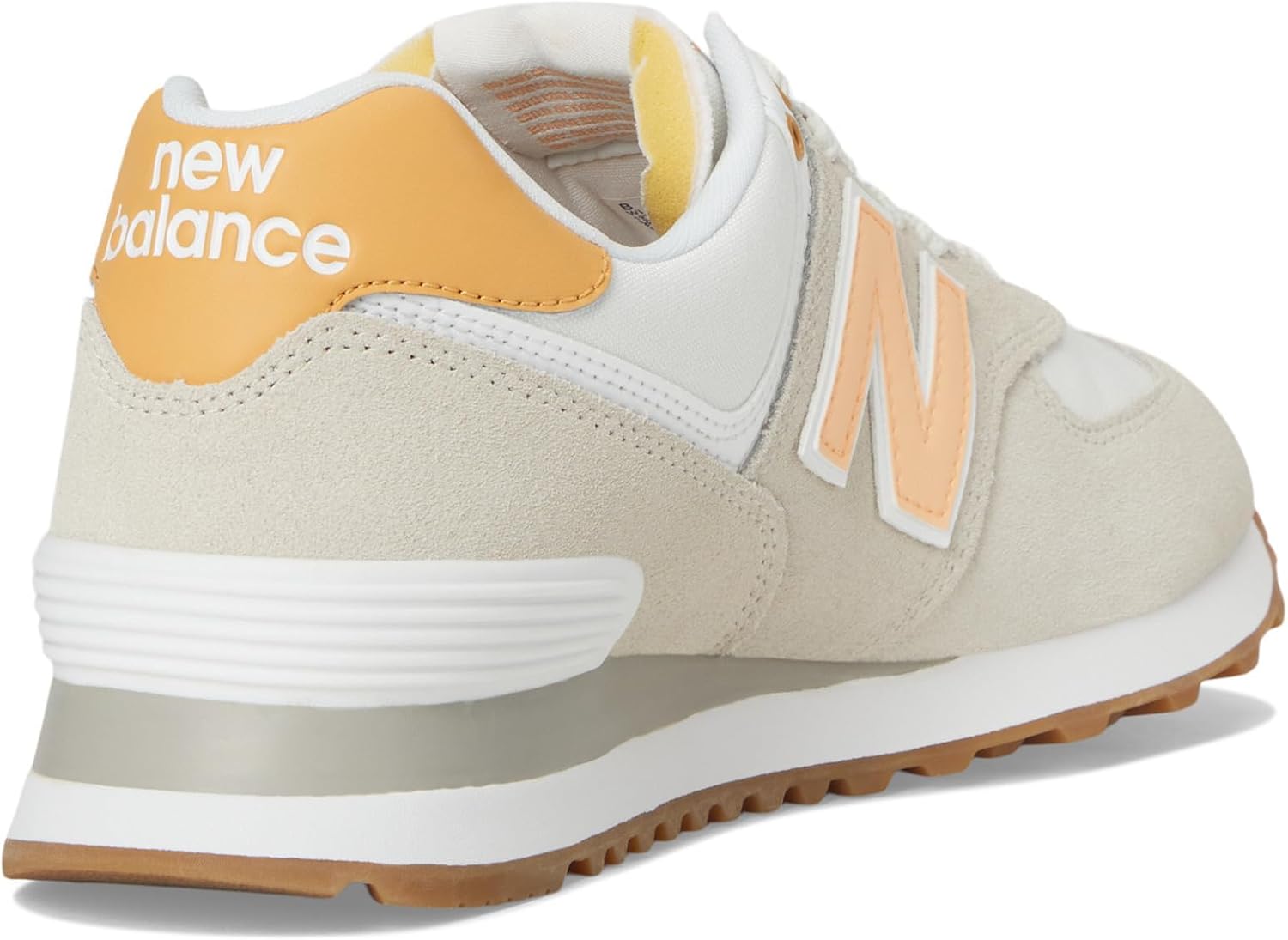 New Balance 574 Women's Running Inspired (WL574COR) (Timberwolf/Alpha Orange) - Image 5