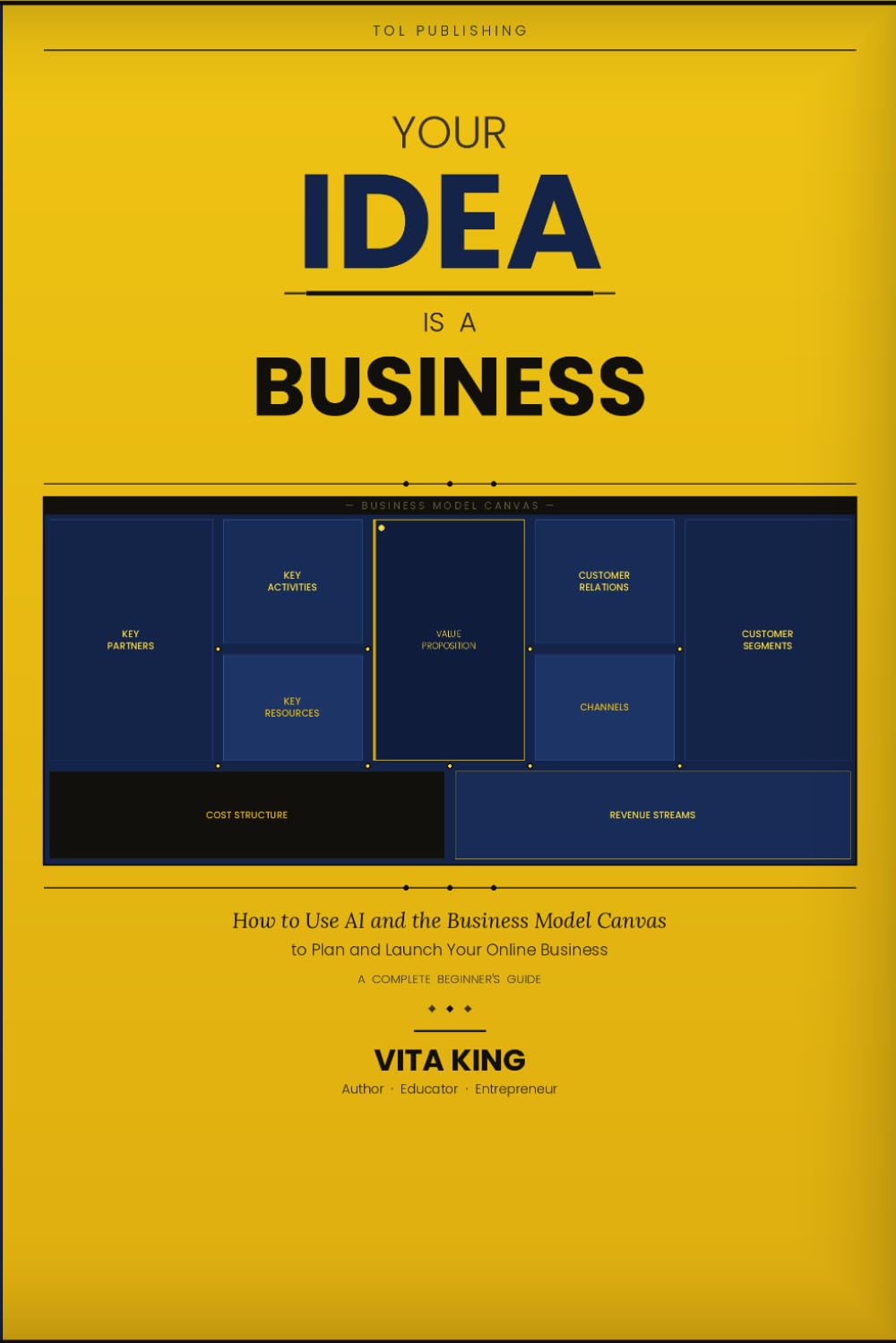 Your Idea Is a Business: How to Use AI and the Business Model Canvas to Plan and Launch Your Online Business