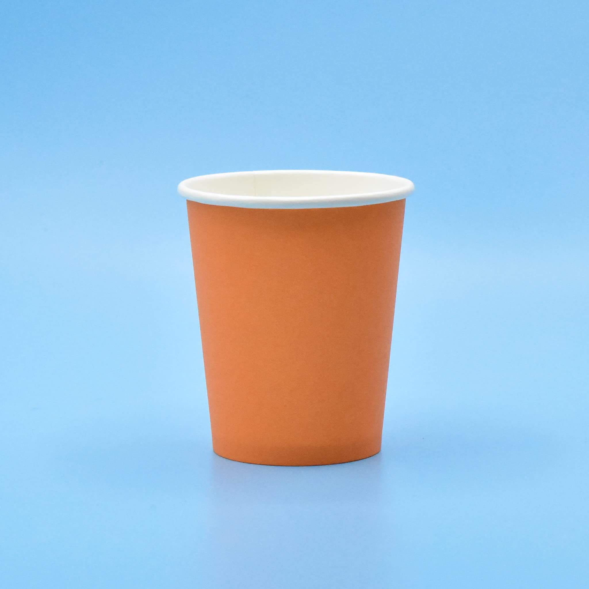8oz Traffic Light Single Wall Drinks School Learning Paper Cups - Amber ...