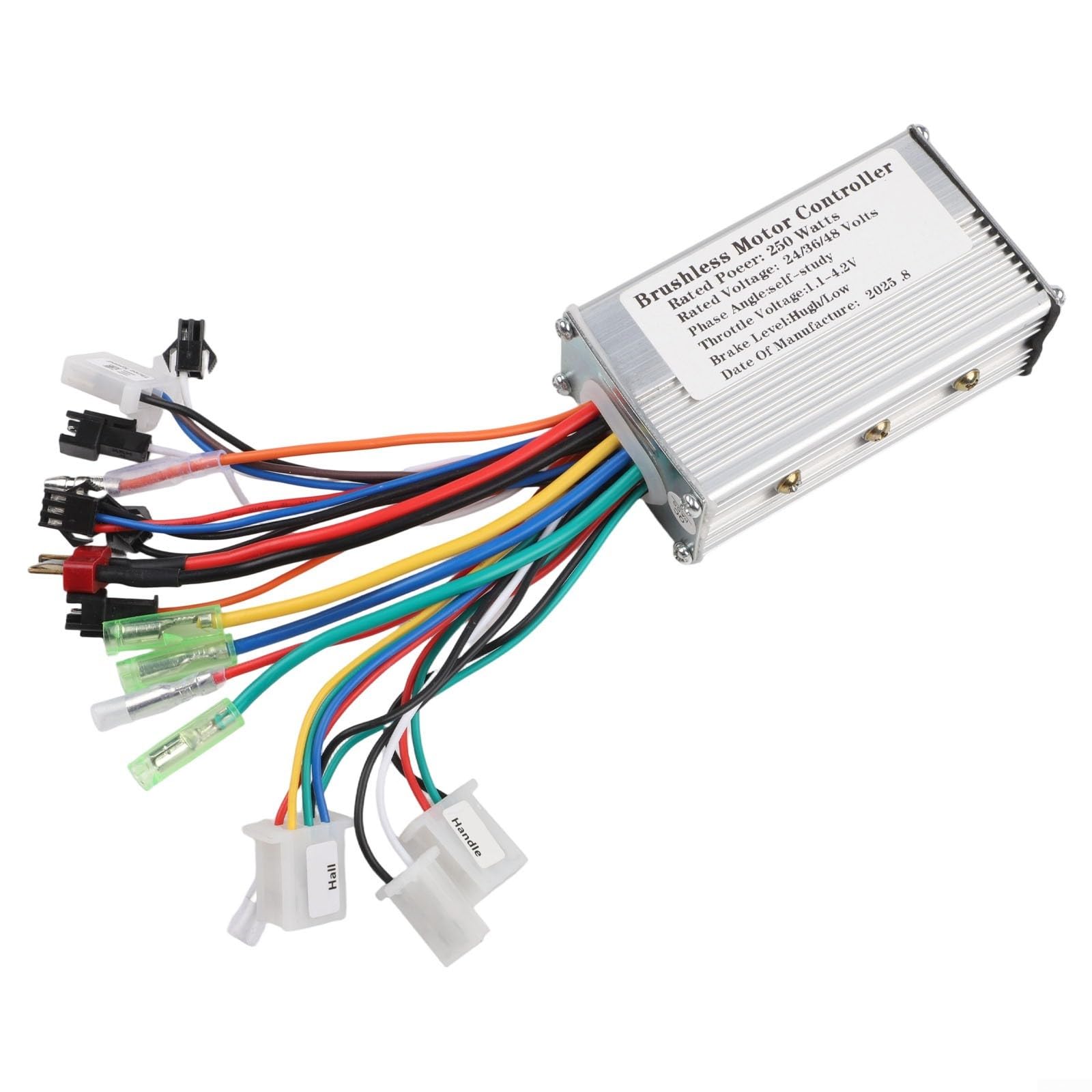 Kit de contrôleur de moteur sans balais avec affichage LCD, accélérateur pour vélo électrique 24 V, 36 V, 48 V, 250 W, système intelligent de croisière antivol