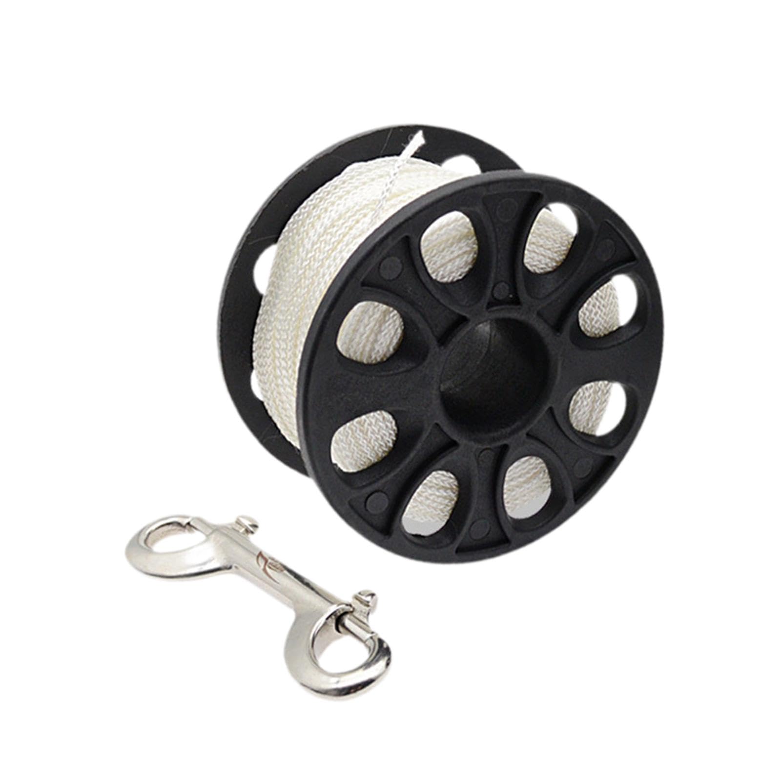 Scuba Diving Finger Spool mit Doppeltem Endhaken Und Glatter Nylonleine Ergonomische Tauchrolle für Einfaches Handling unter Wasser für Höhlentauchen
