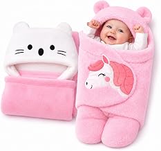 First Kick Baby Blanket Newborn Combo Gift Pack of Swaddle Wrapper & Baby Bath Towel, 0-9 Months, Length 68 cm x Width 68 cm, Pack of 2 Pcs.