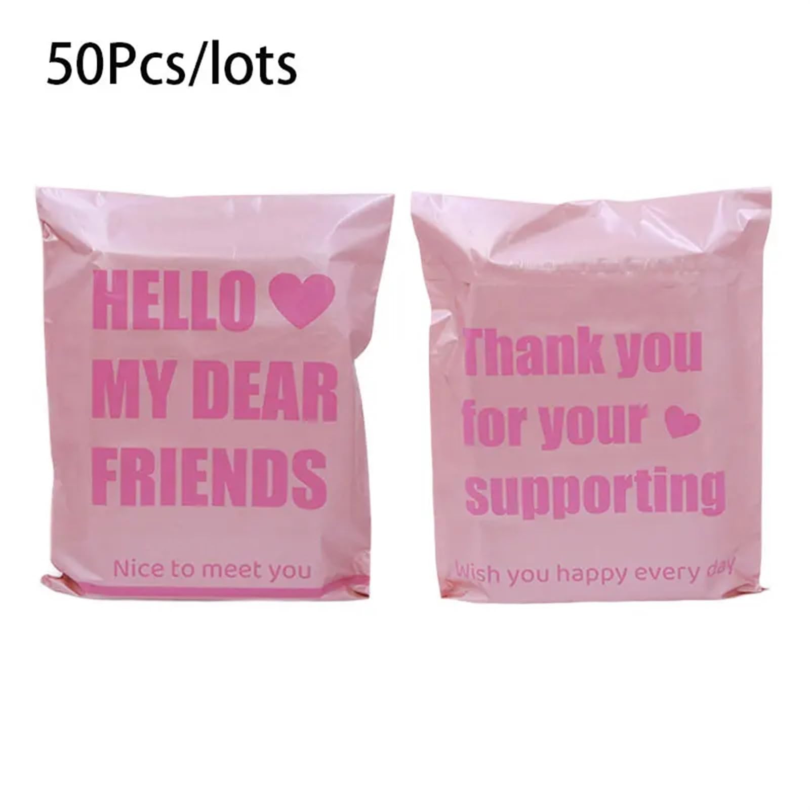 Buste Spedizione 50 pezzi di imballaggi in plastica buste for spedizioni buste for abbigliamento logistica impermeabile for corriere borse di stoccaggio in polietilene(38x52cm 50pcs)
