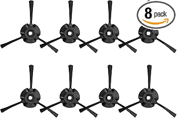 8 Pack Side Brushes Replacement for Shark Matrix Robot Vacuum RV2310, RV2310AE, AV2310, AV2310AE, RV2300, RV2300S, RV2320S, UR2350AE Vacuum Cleaner LUXRILIX